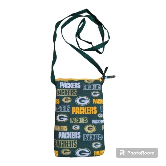 Green Bay Packer Crossbody Quilted HANDMADE COASTAL Grandma - Picture 3 of 7